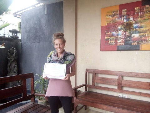 Reeva Bali Spa School Student